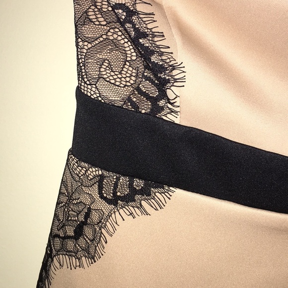 tan and black dress - Picture 3 of 3